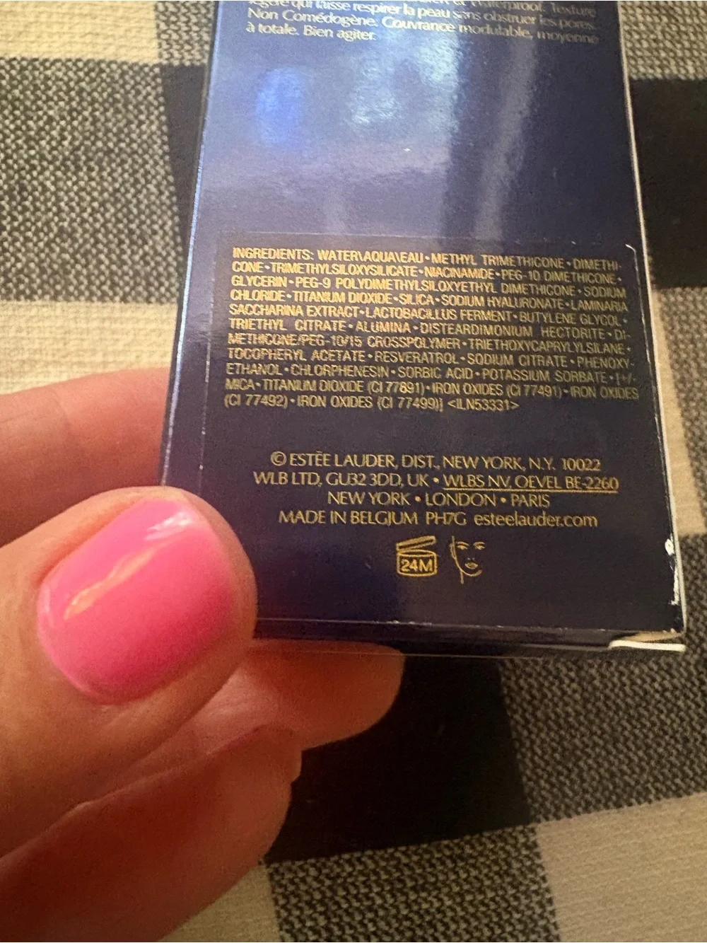 Estee Lauder Double Wear Foundation — 1W2.5 Golden Sand